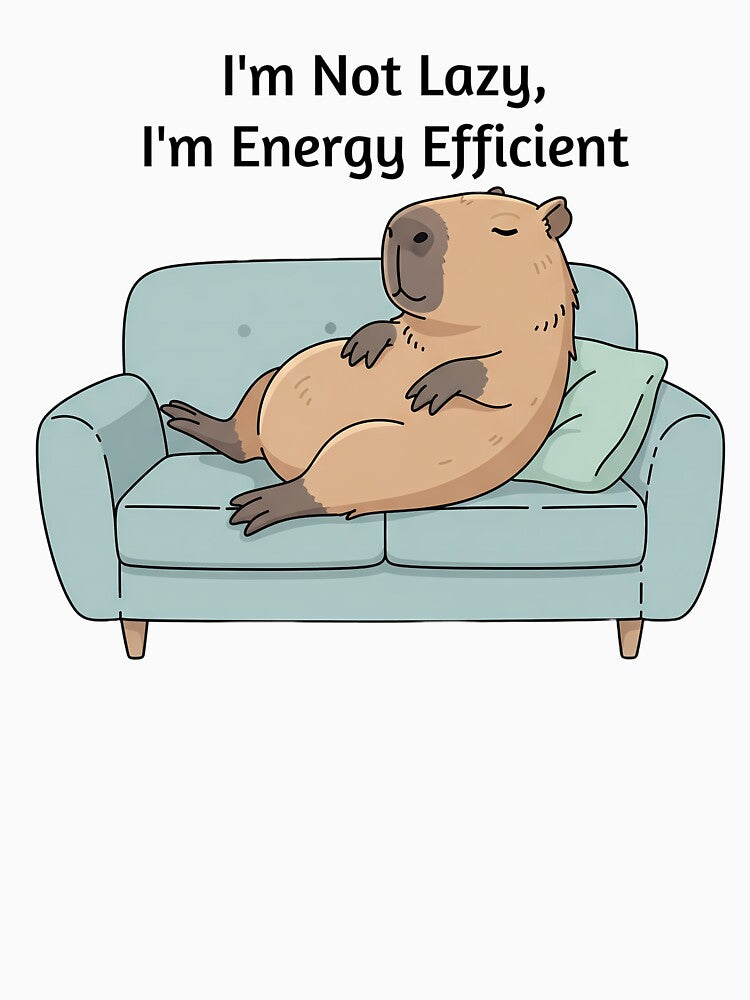Unbothered Capybara - Humorous Pet Print by FreshPrintCo