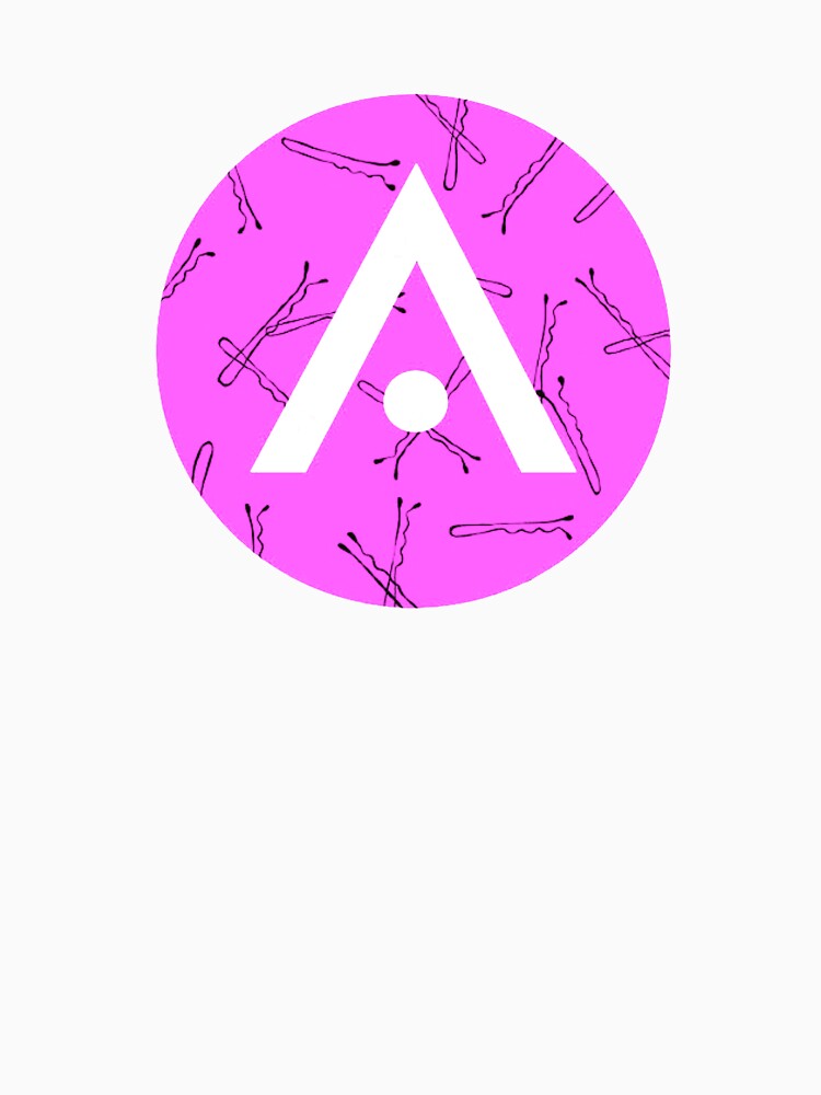 Pink Bobby Pin Aveda Logo by Dalaura