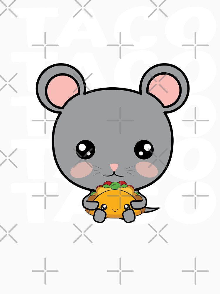 a mouse eating taco by samah82