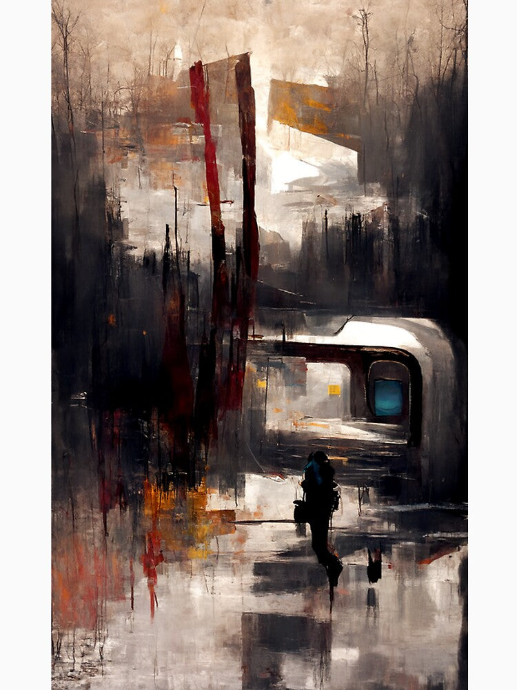 AI Art | Abstract Painting of Quiet Quitting #4 by aiart0711
