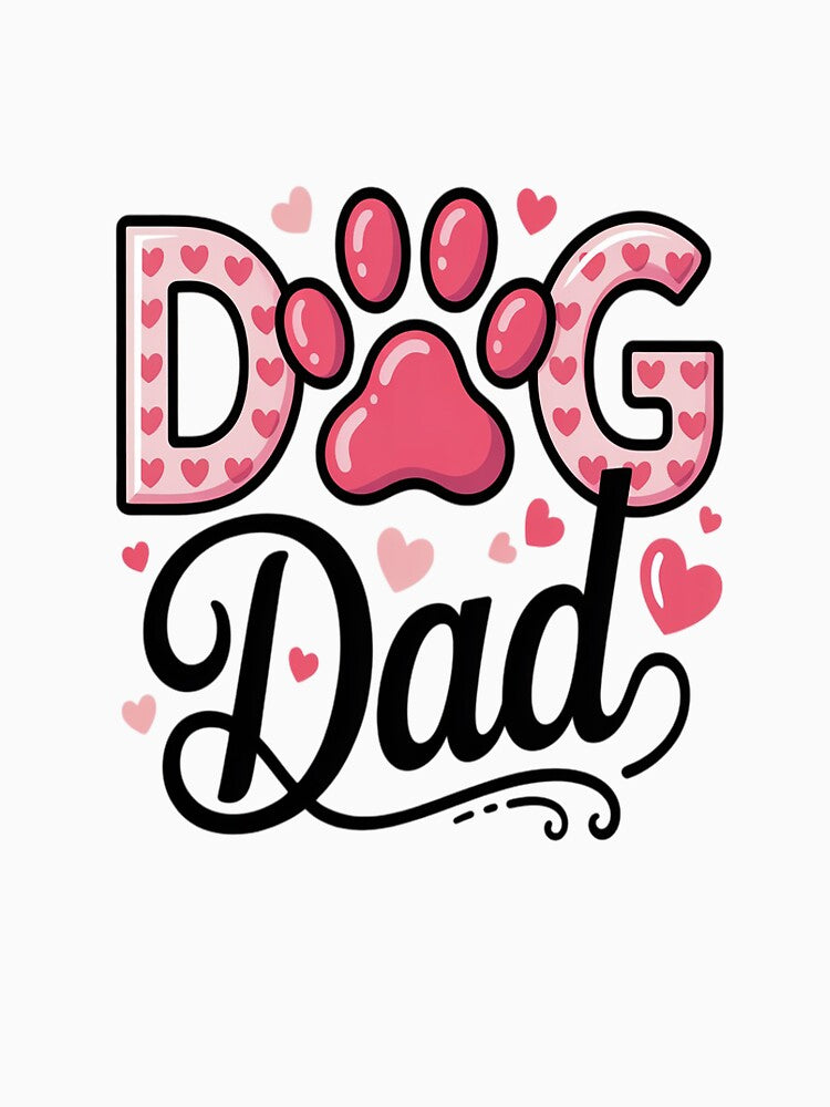 Dog Dad Dog And Cat Dad Furmama Father's Day Valentine by catsdothingz
