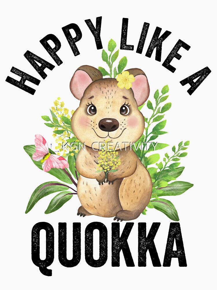 Happy like a quokka Funny by KGN  CREATIVITY