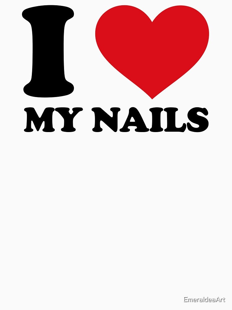 I love my nails by EmeraldeaArt