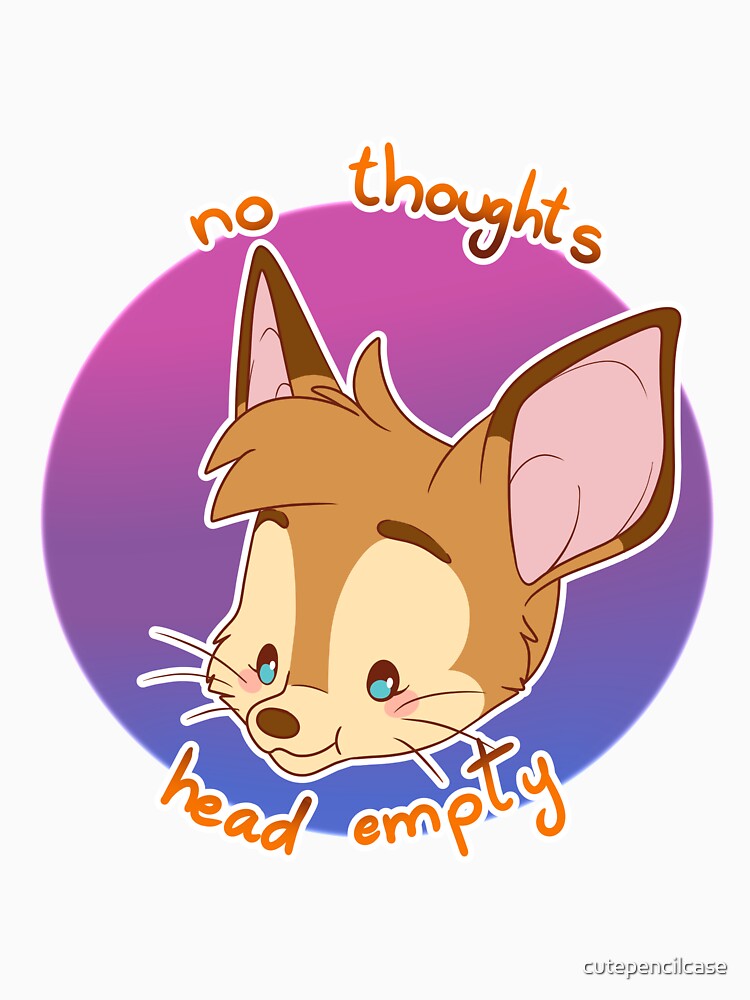 No Thoughts by cutepencilcase