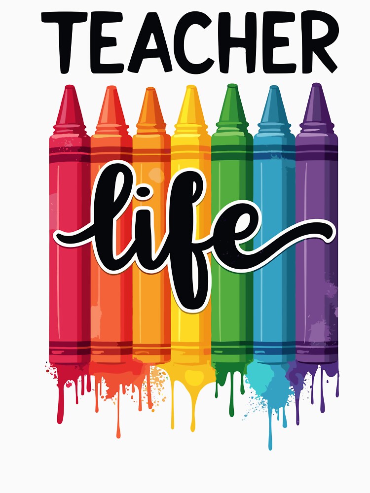 Teacher Life Crayons by Valascanza