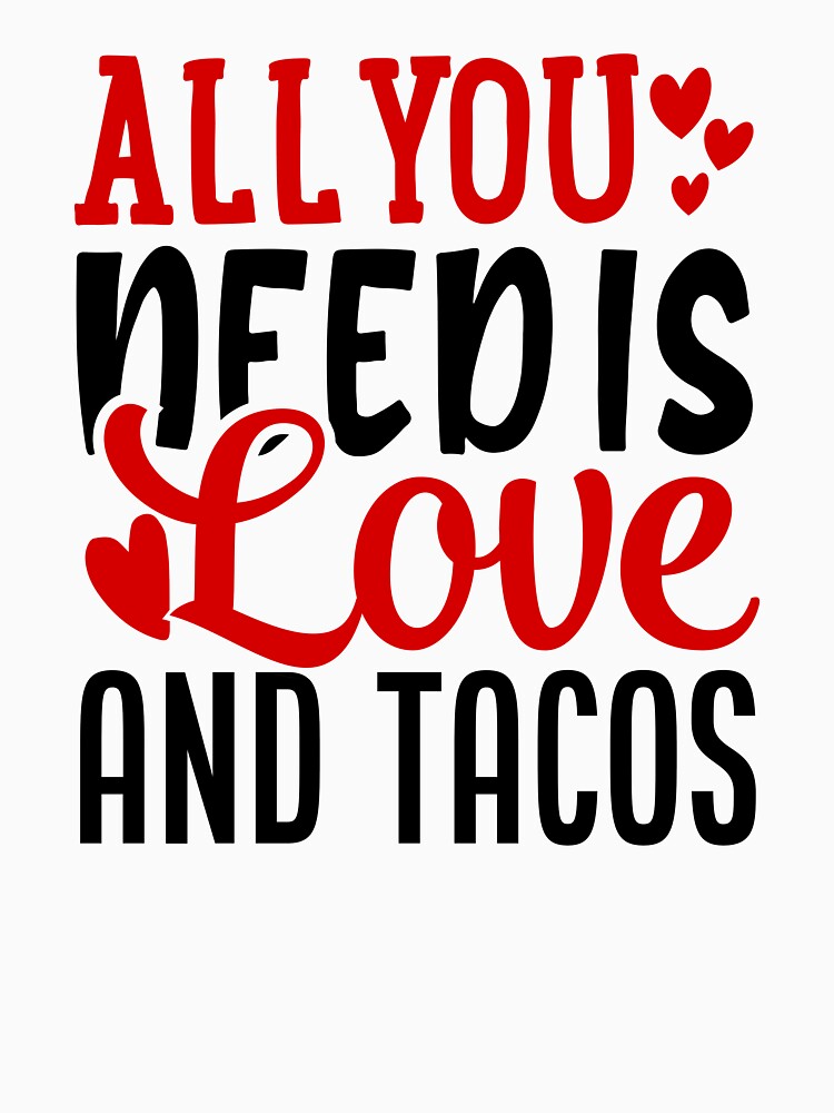 Tacos Valentine's Day, Valentine Taco Gift, Taco Lover Gift by FortyFourTeez