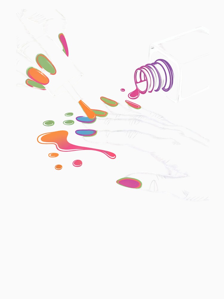 Manicure Colorful Nails by MadCatPrints