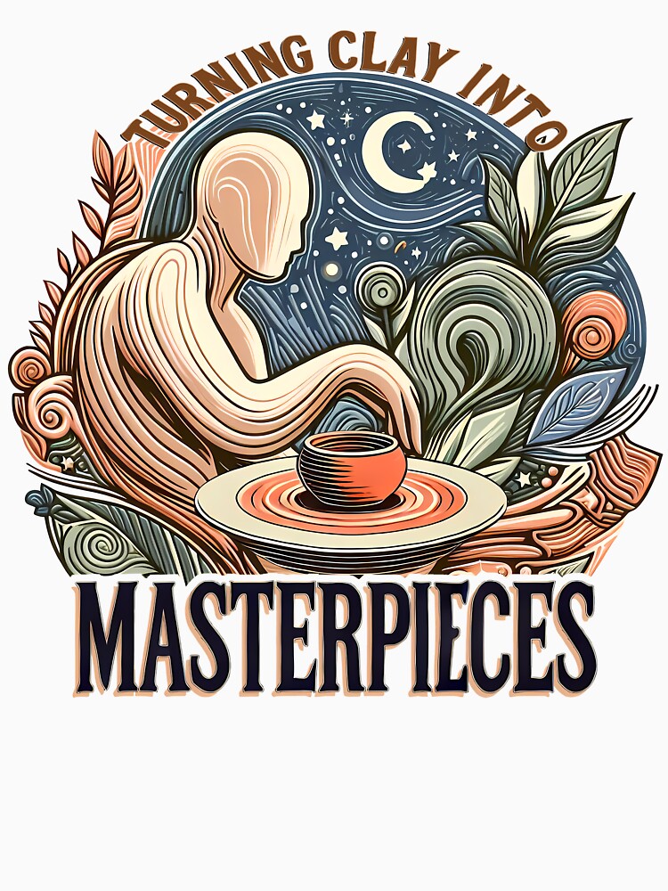 Turning Clay into Masterpieces, typography by maxmaj