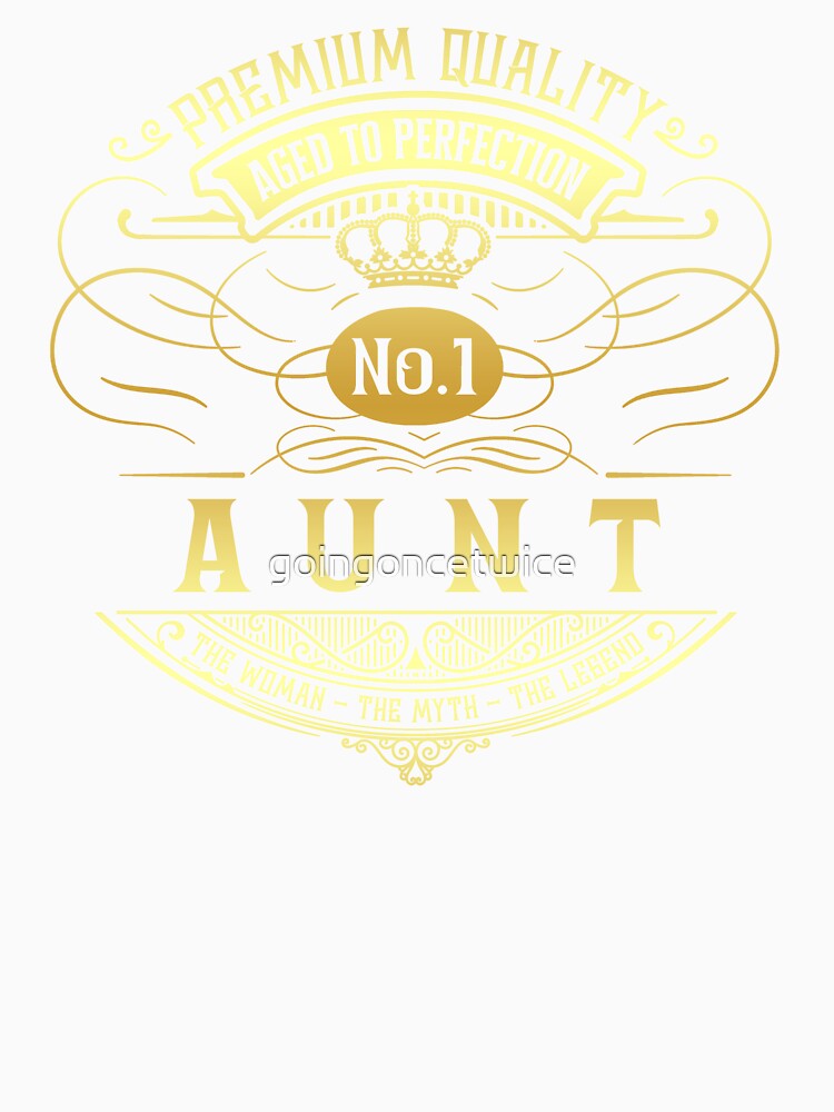 Matching Family Vintage Whiskey Label Aunt by goingoncetwice