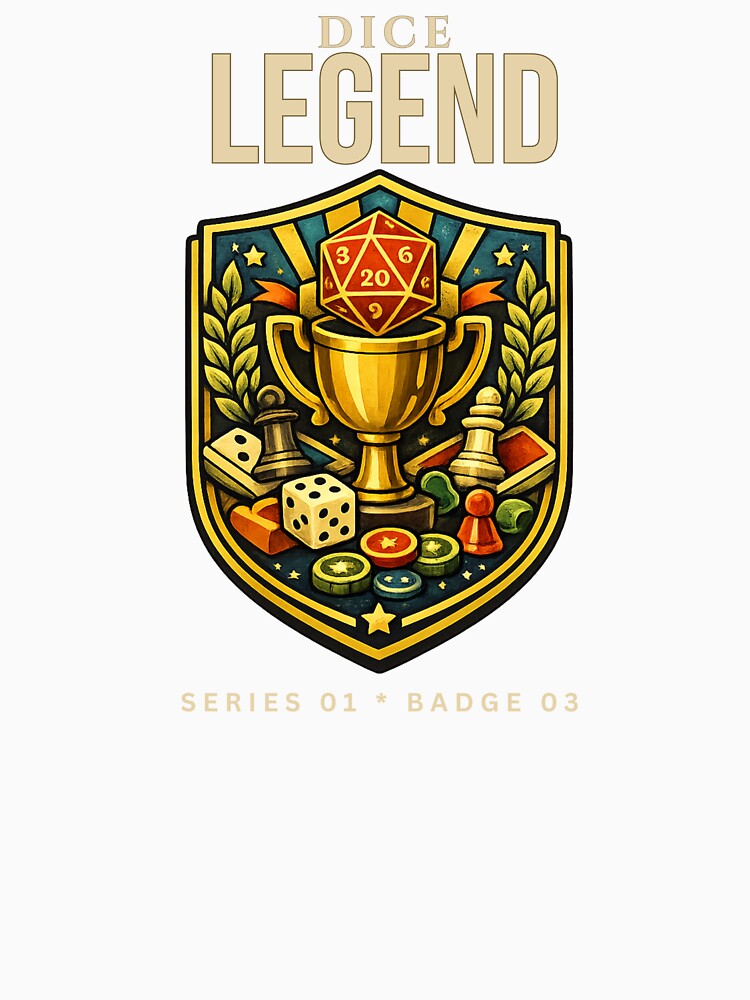 Dice Legend Tabletop Gamer by WitWorksCo