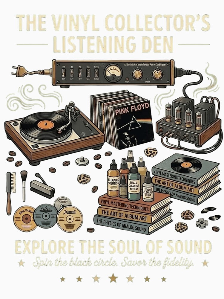 The Vinyl Collector's Listening Den – Audiophile Hi-Fi Analog Art by FarDesign