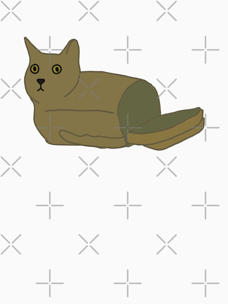 Brown Cat Loaf - Loaf of Bread by marnilauren