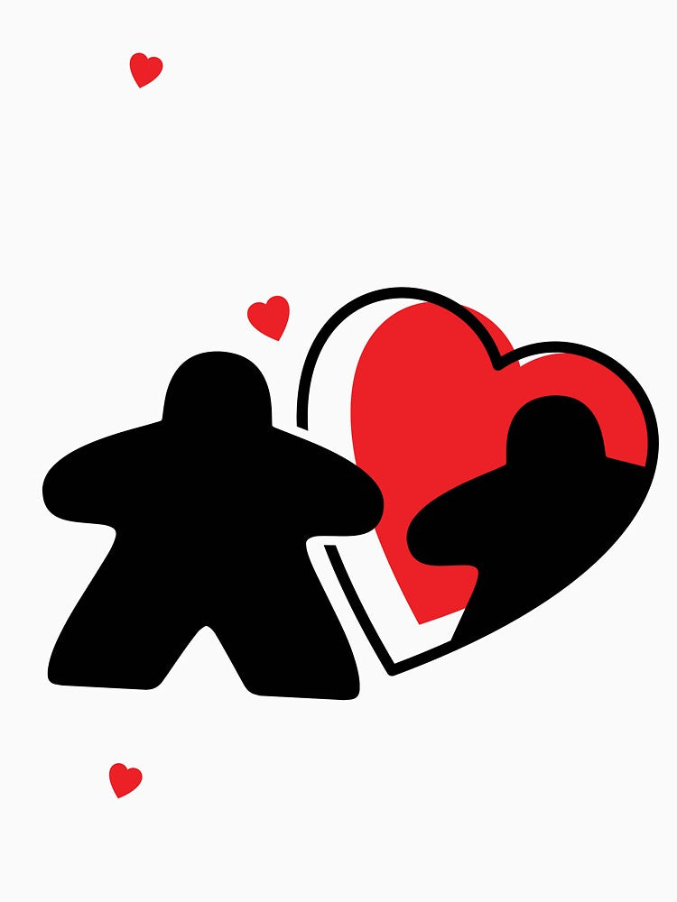 Will You Bee My Valentine Meeple Board Game Couple by BeamGeeks