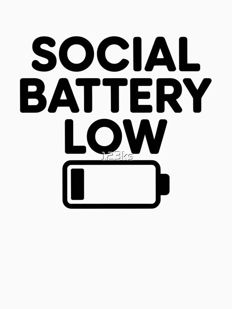 Social Battery Low by 123ks