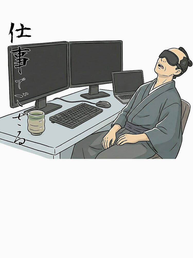 Samurai Sleeping on the Job - "I am Working" (Funny Inemuri Parody) by tempura-empire
