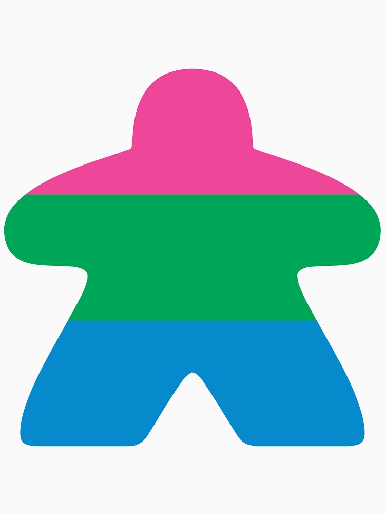 Polysexual Pride Flag Meeple by BeamGeeks