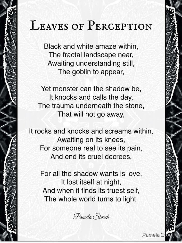 Leaves of Perception Poem by Pamela Storch by Pamela Storch