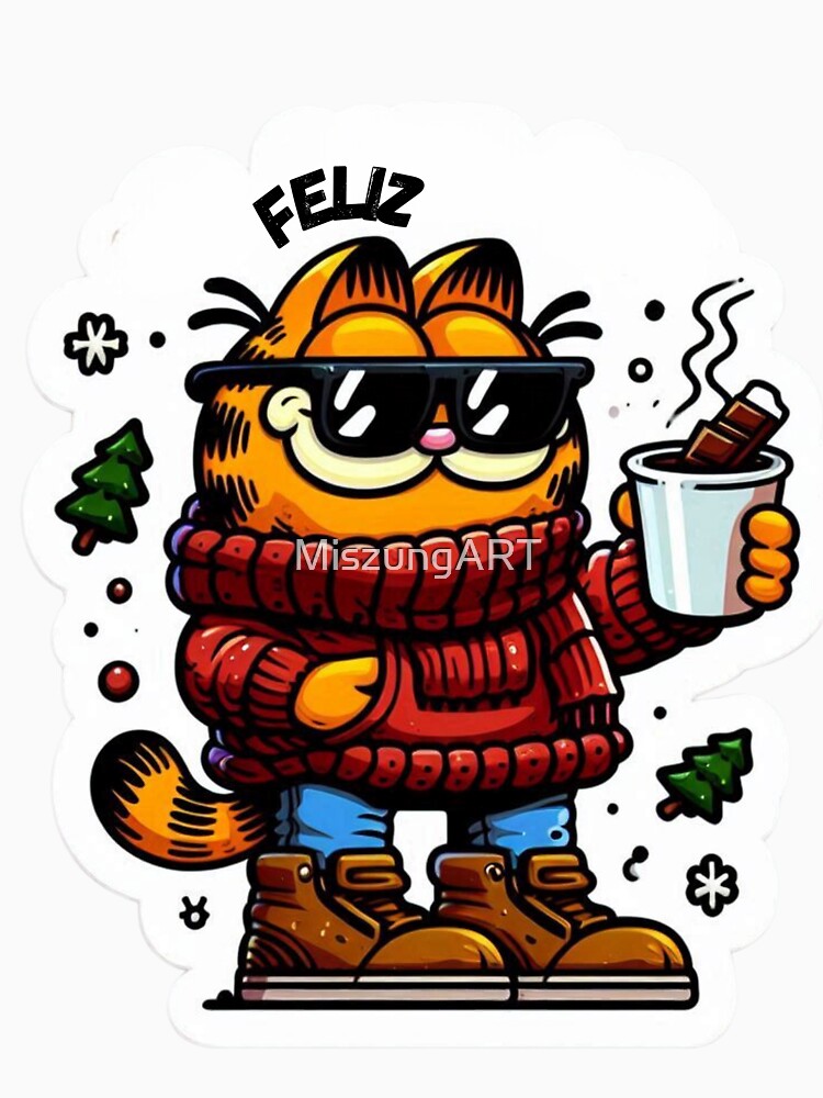 Funny Christmas Stickers & T-Shirts - Holiday Vibes by MiszungART