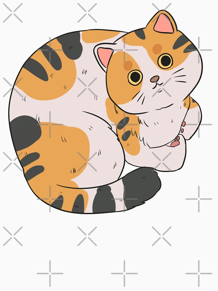 Cute round street cat by Yaragold