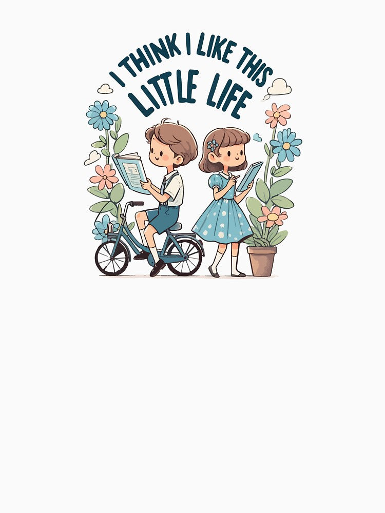 I Think I Like This Life boy girl by Retr0Tshirts
