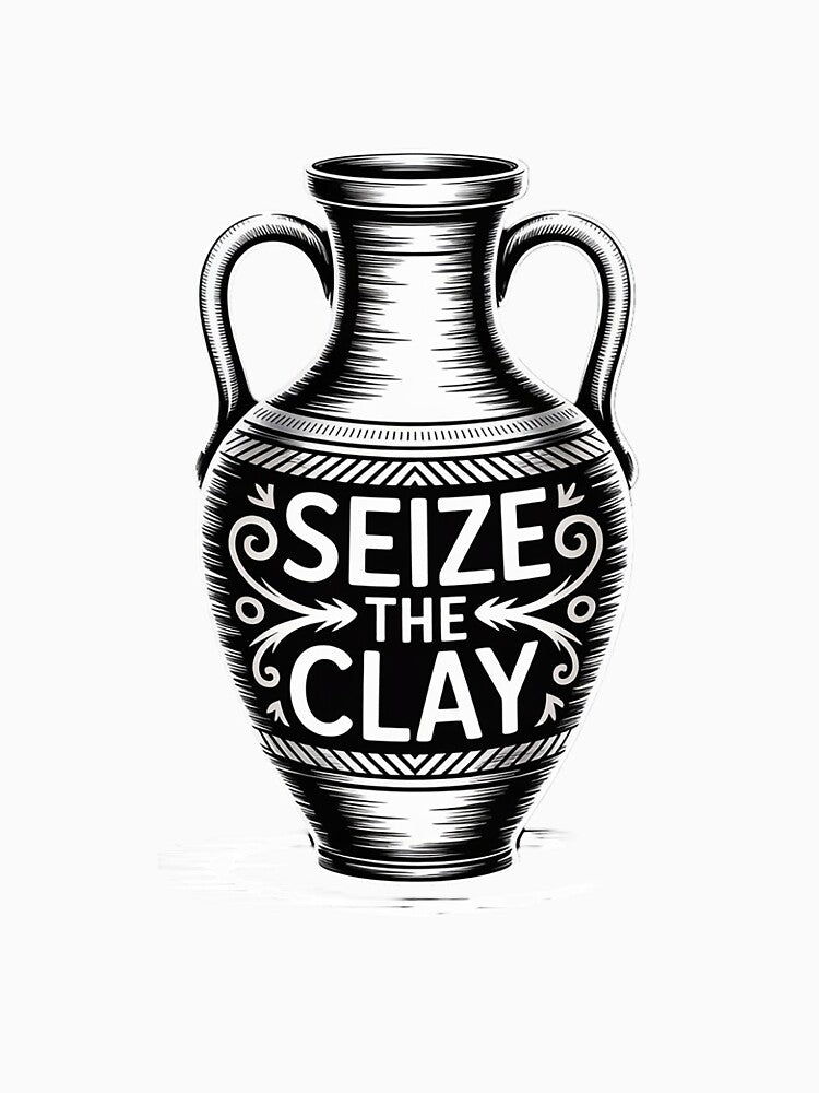 Ceramics Artist Funny Pottery Seize the Clay by KotexTemu