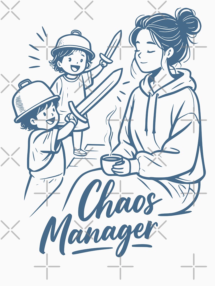 Funny Mom Chaos Manager Coffee Design by Dago345