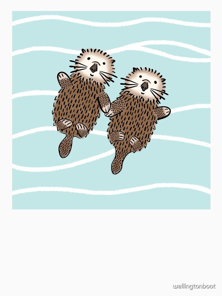 Otters in Love by The Wellington Boot