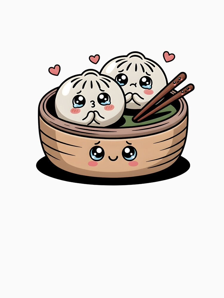 Cute Dim Sum Bao Kawaii – Adorable Dumpling Lovers Illustration by SoulenCify