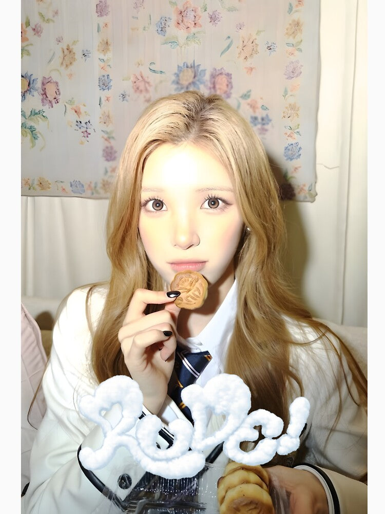 Hearts2Hearts Yuha Rude Inspired K-pop Fan Poster by Valereekmerch