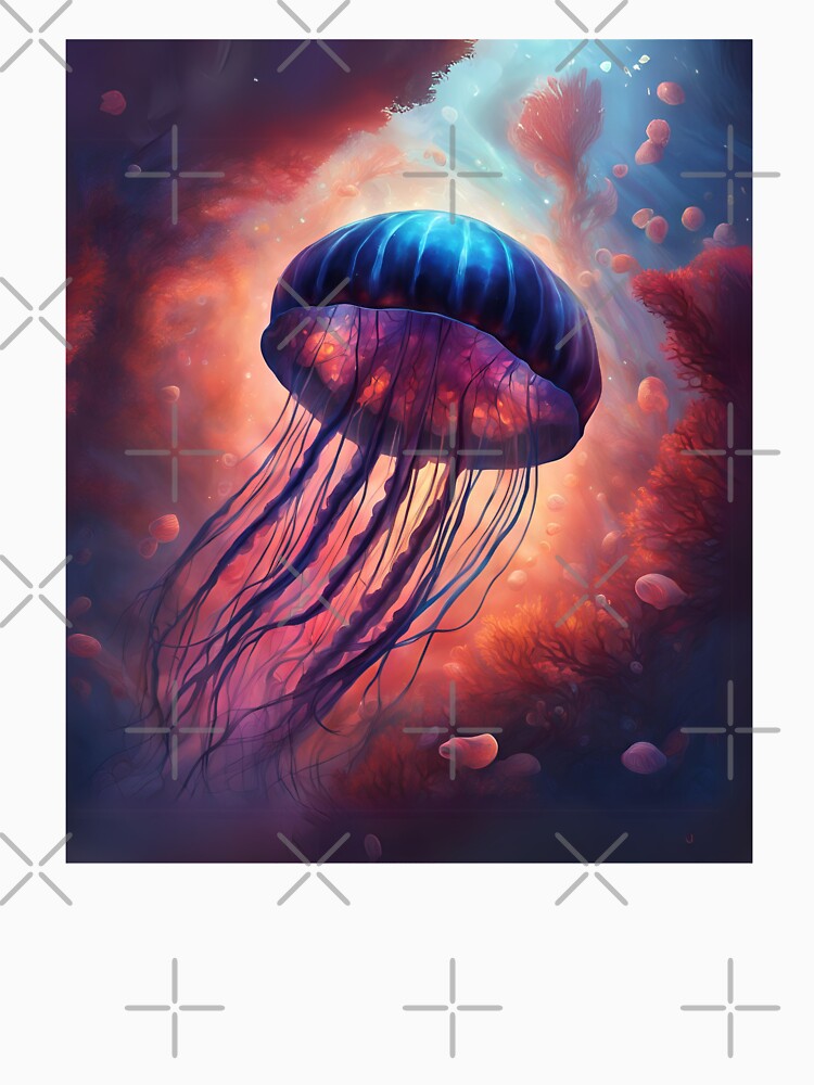 Dark Jellyfish Underwater by ureggie