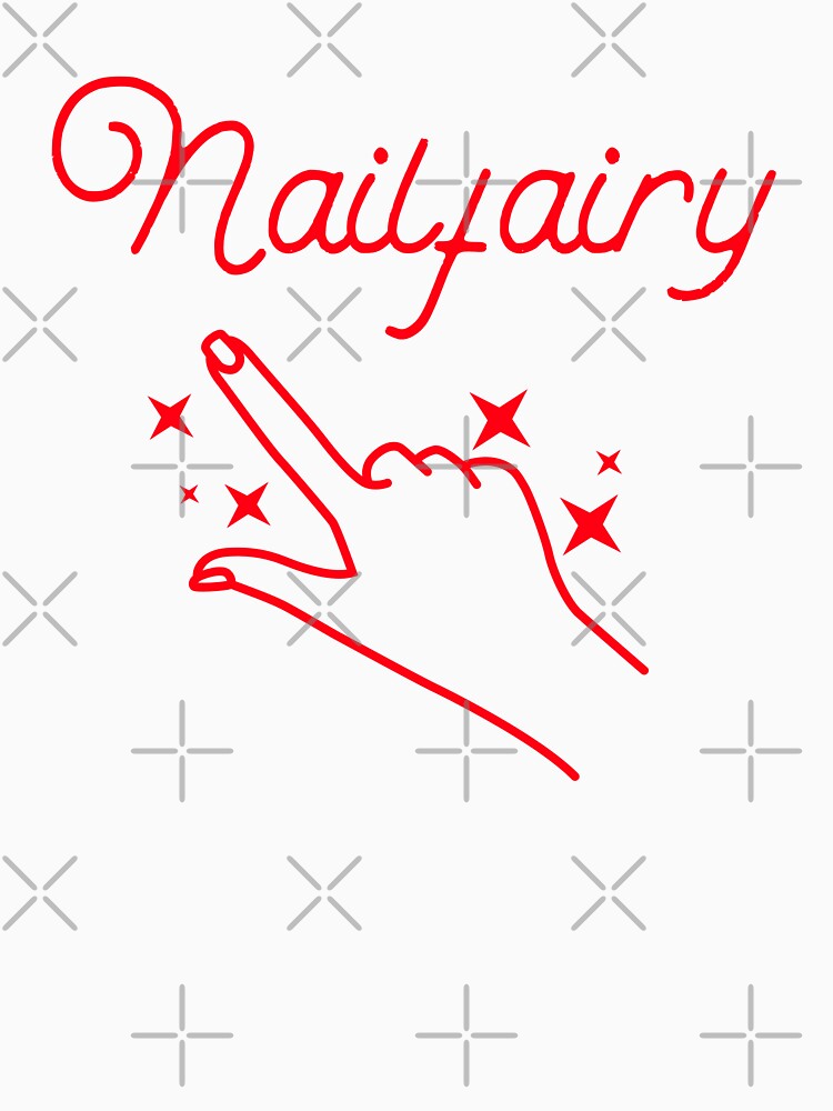 Cute and Funny Red Nailfairy Manicure by NationalVintage