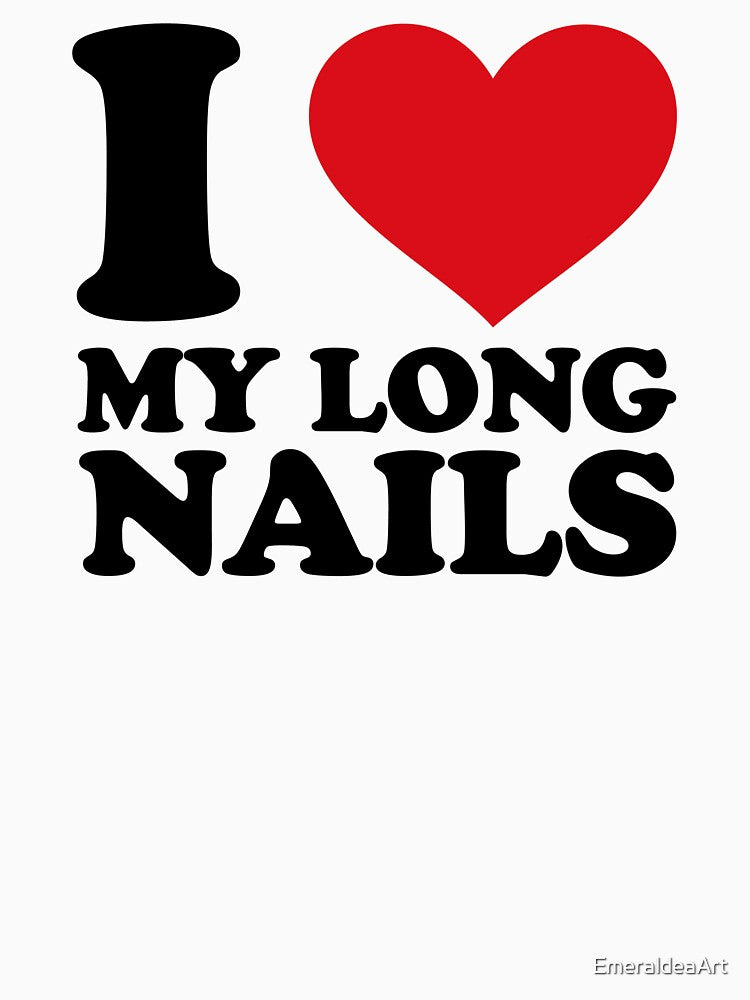 I love my long nails by EmeraldeaArt