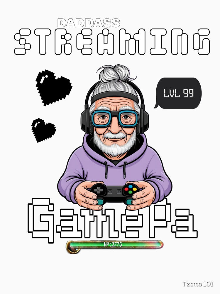 OG Gamer Granny, Vintage Meets Victory Royale, Limited Edition, grandpa streaming, Grandpa Gamer Challenge, Boomer Owned by Tzemo101
