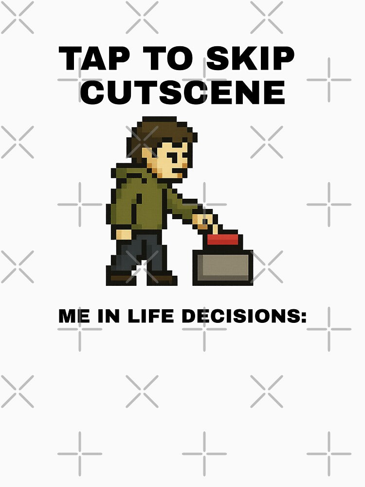 Tap to Skip Cutscene Pixel Art Meme by Loot Locker
