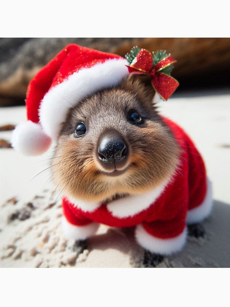 Santa Quokka 3 by Sybille-Yates