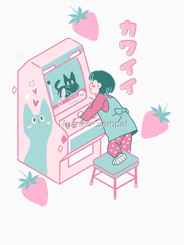 Girl arcade kawaii by Nyanko-Sempai
