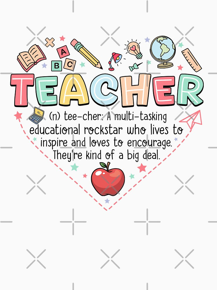 Teacher Definition Cute Appreciation Design by HasHs