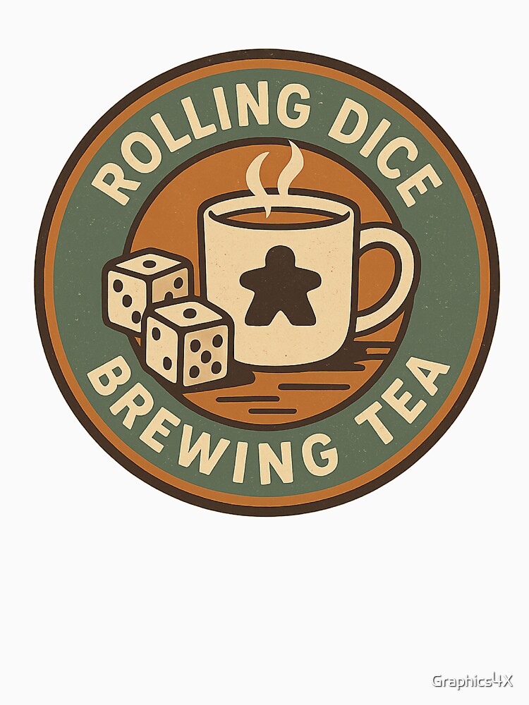 Rolling Dice Brewing Tea Board Game Design by Graphics4X