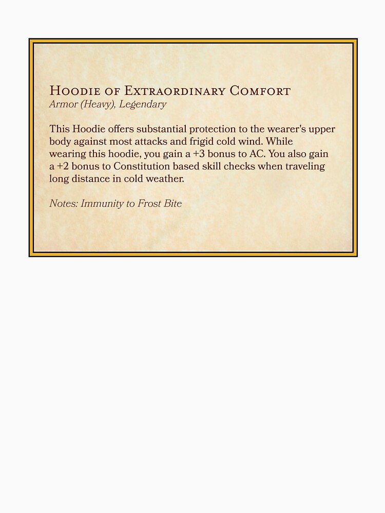 Hoodie of Extraordinary Comfort by Cameron Marr