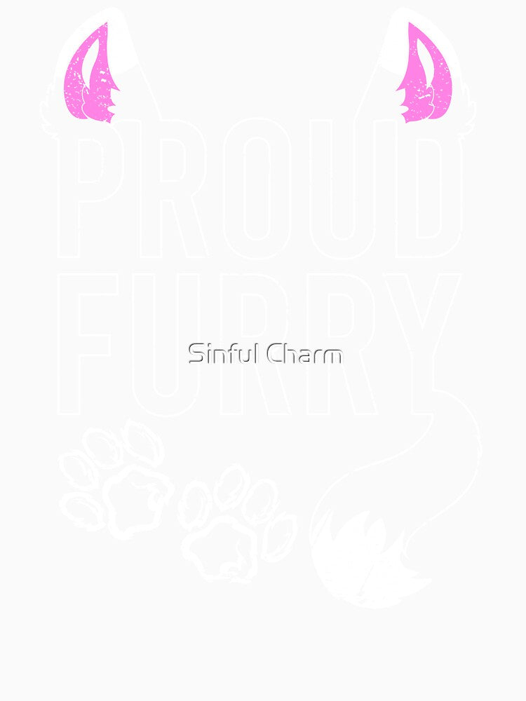 Proud Furry Furries Cosplay Convention Dog Puppy Paw Prints by Sinful Charm