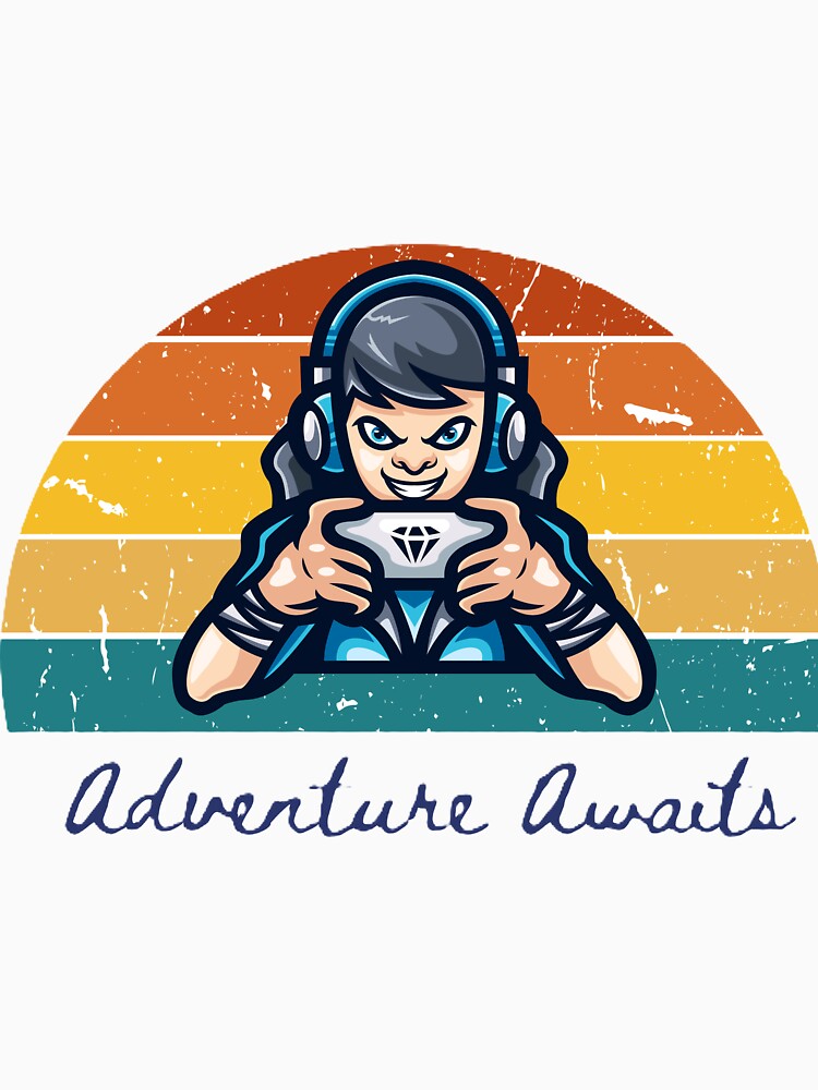 Adventure Awaits Gamer by JLClassics