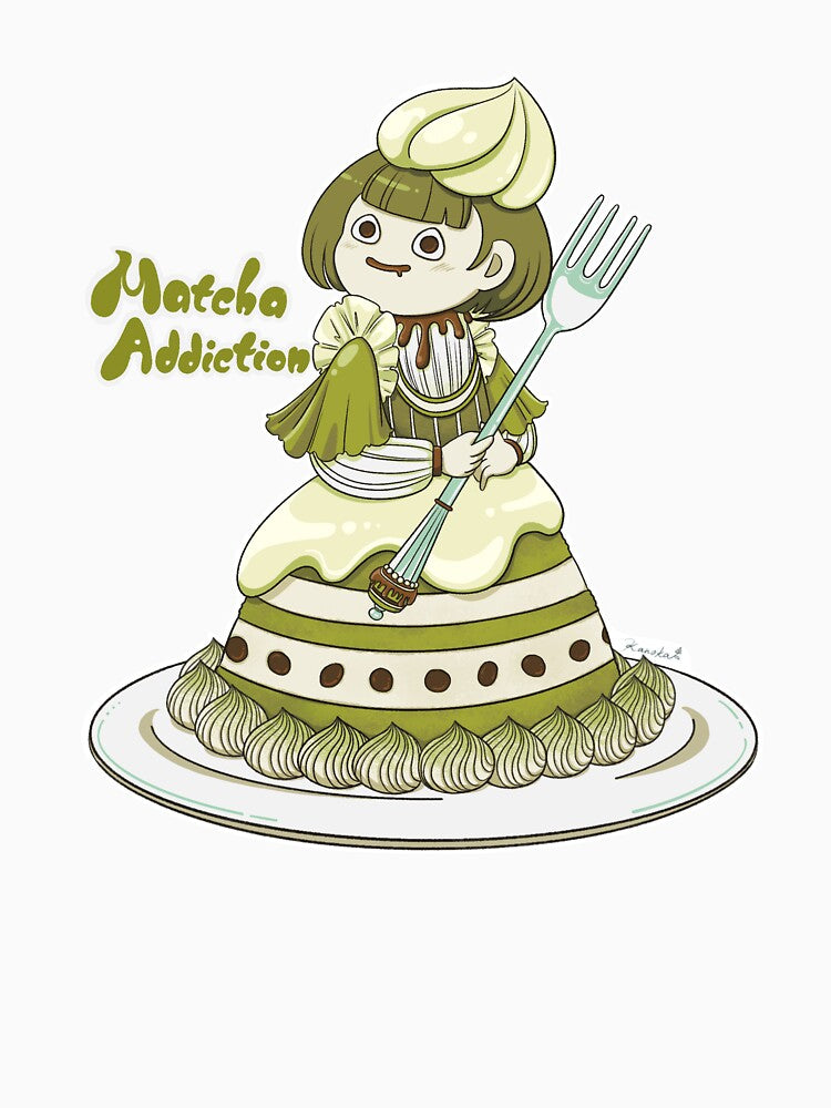 Matcha Addiction by Kanoka Art