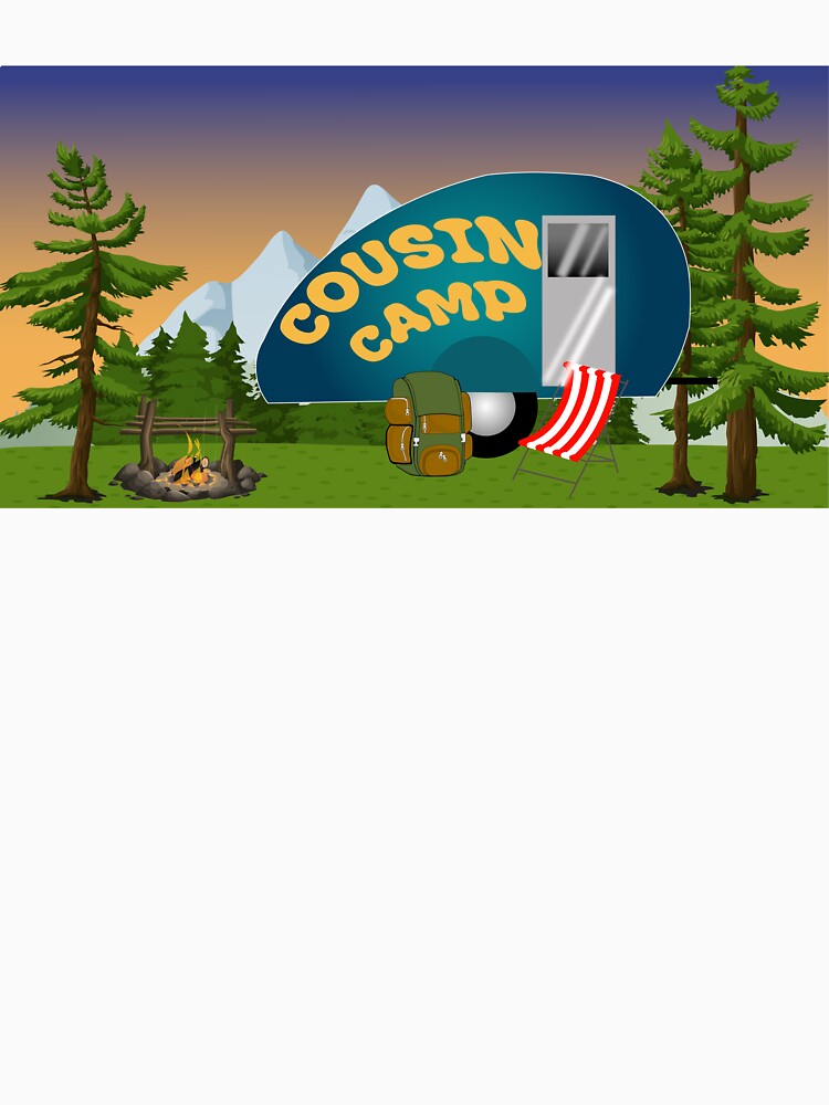 Cousin Camp T-Shirt – Matching Family Reunion Design by PixelWaveBD