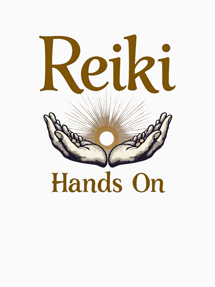 Reiki Hands On Healing Energy Tee by PopPrismDesigns
