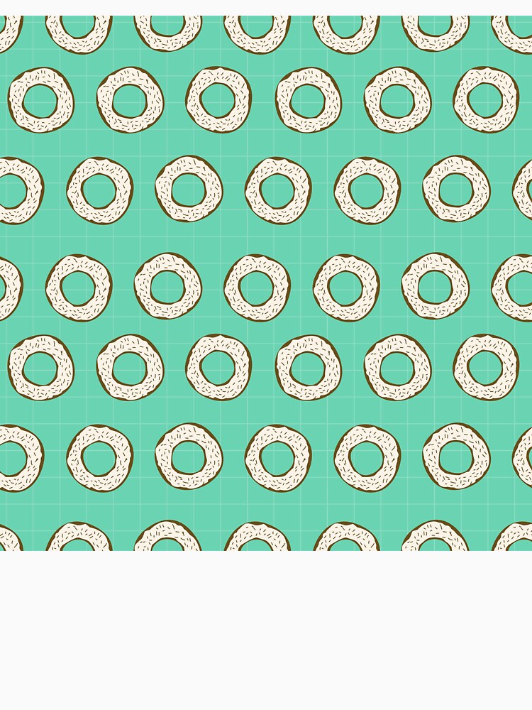 Bagel Pattern Design for Tote Bags by FestivityFinds