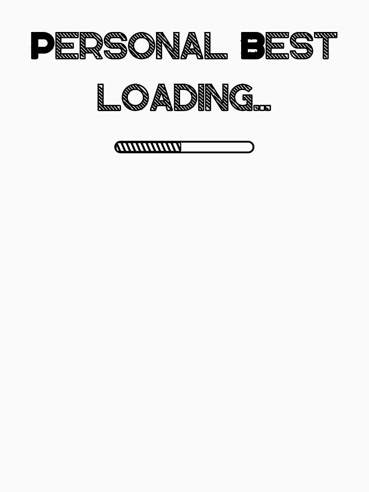 Personal Best Loading – Speedrunning Progress Text Design by PHRASEandSTYLE