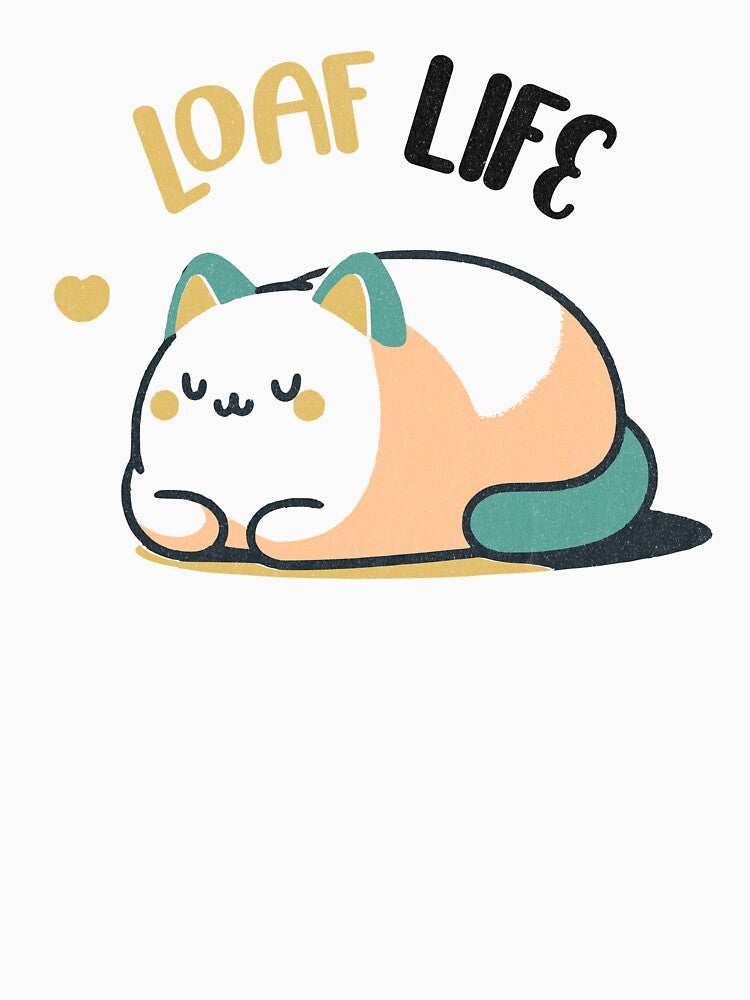 Loaf Cat – Cute Chubby Kitty Loaf Illustration by onlin3boutiqu3