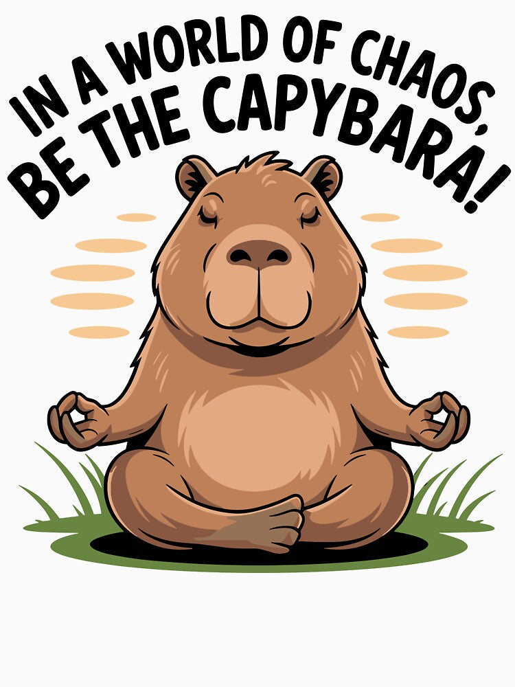 Zen Capybara: Serenity in Chaos by JPees