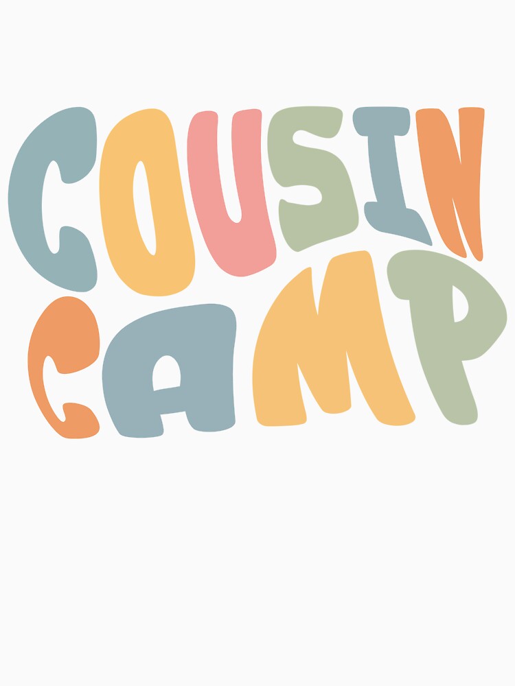 Cousin Camp Typography – Family Reunion Matching Shirt Design by PixelWaveBD