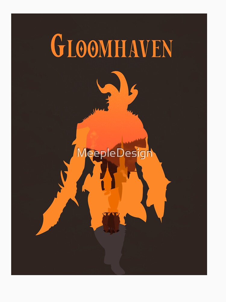 Gloomhaven Brute- Minimalist Silhouette Poster Style - Board Game Art by MeepleDesign